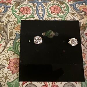 Elegant Silver Stud Earrings